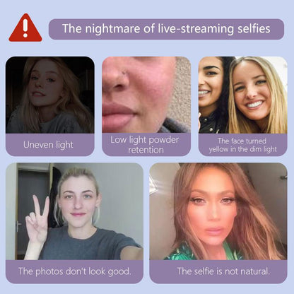 360° LED Ring Light with Mirror & Phone Holder ，3-In-1 Rechargeable Makeup Light for Live Streaming, Video Calls, Selfie (Portable, 3 Color Temperatures, Foldable),Halloween,Halloween Makeup