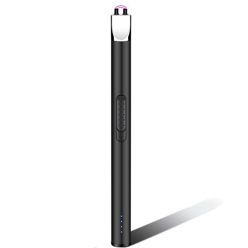 1PCS Windproof USB Rechargeable Metal Arc Lighter , Suitable for Candles, Gas Stoves, Outdoor Kitchens, Barbecues, Camping - 170Mah Battery, Home Gadgets, Ideal for Valentine'S Day and New Year'S Gifts